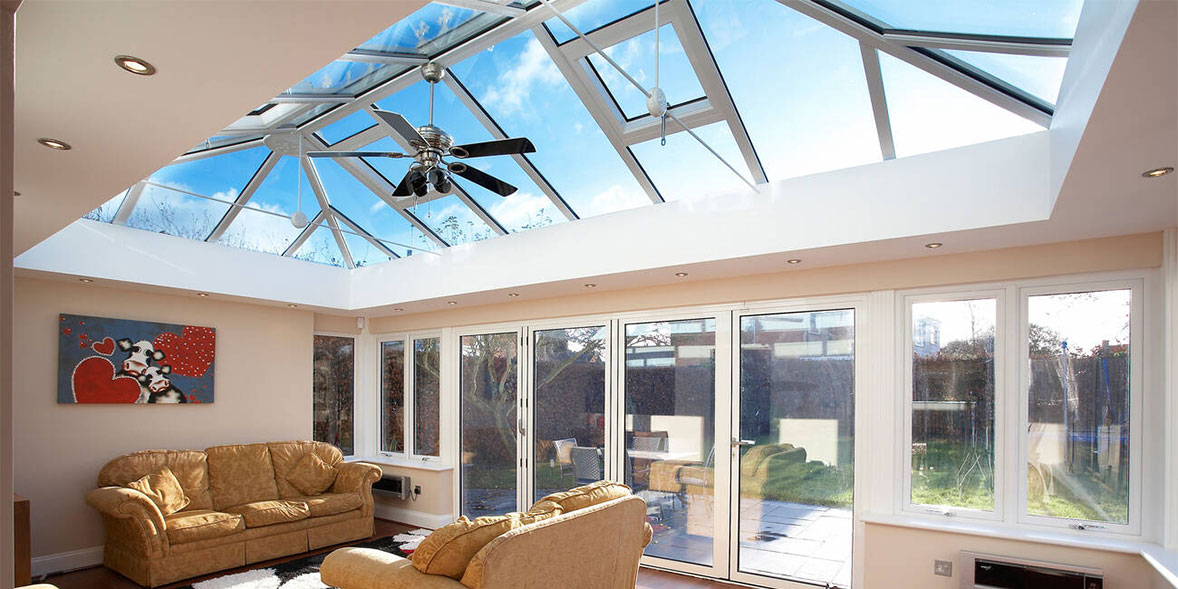 Conservatory ceiling fan