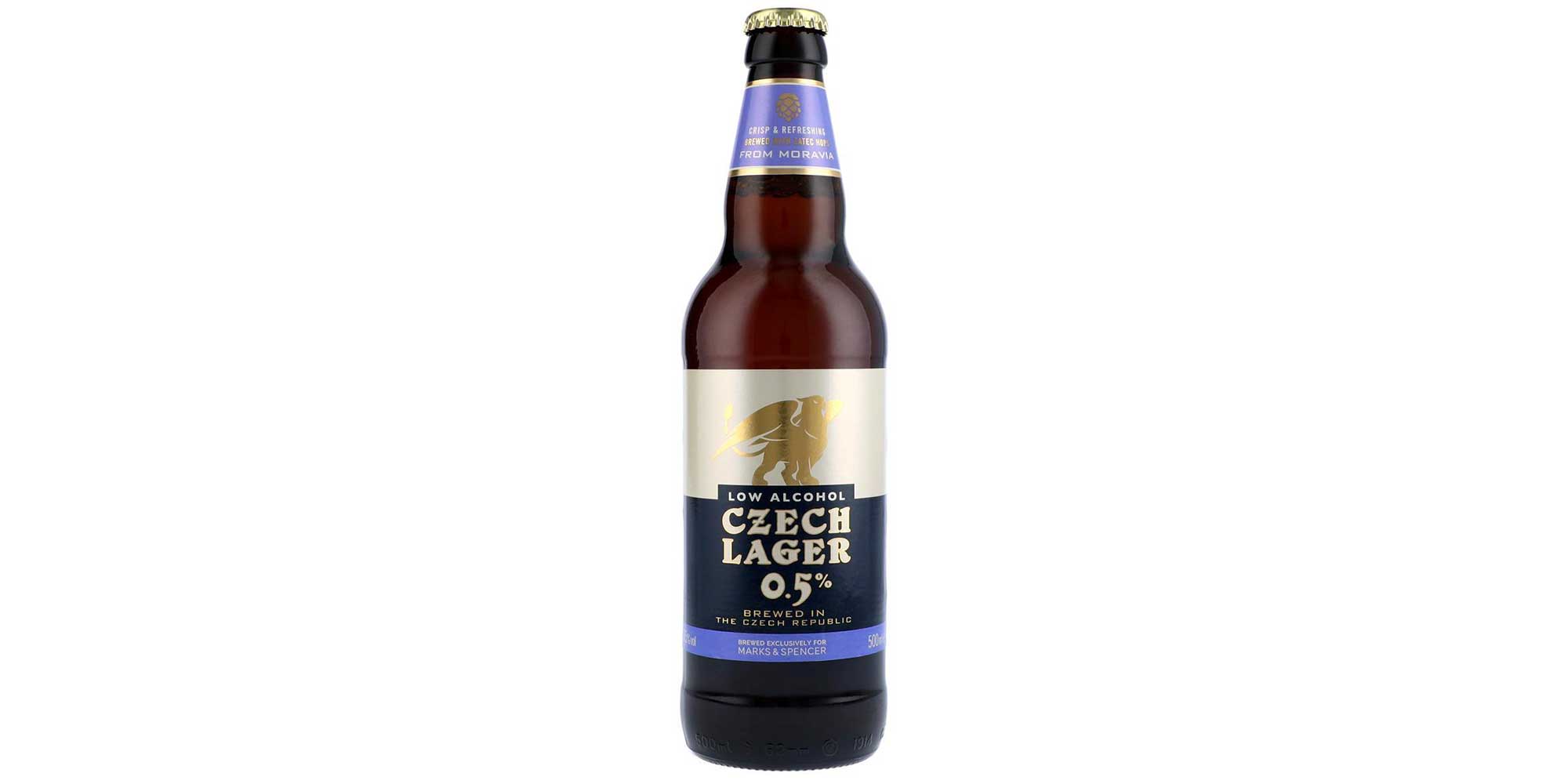 M&S Czech lager 0.5%