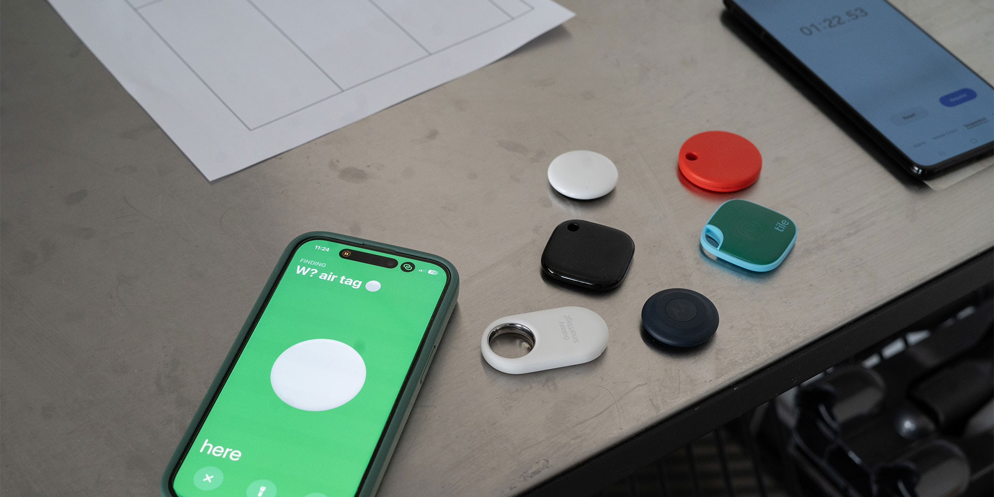 The six tested trackers