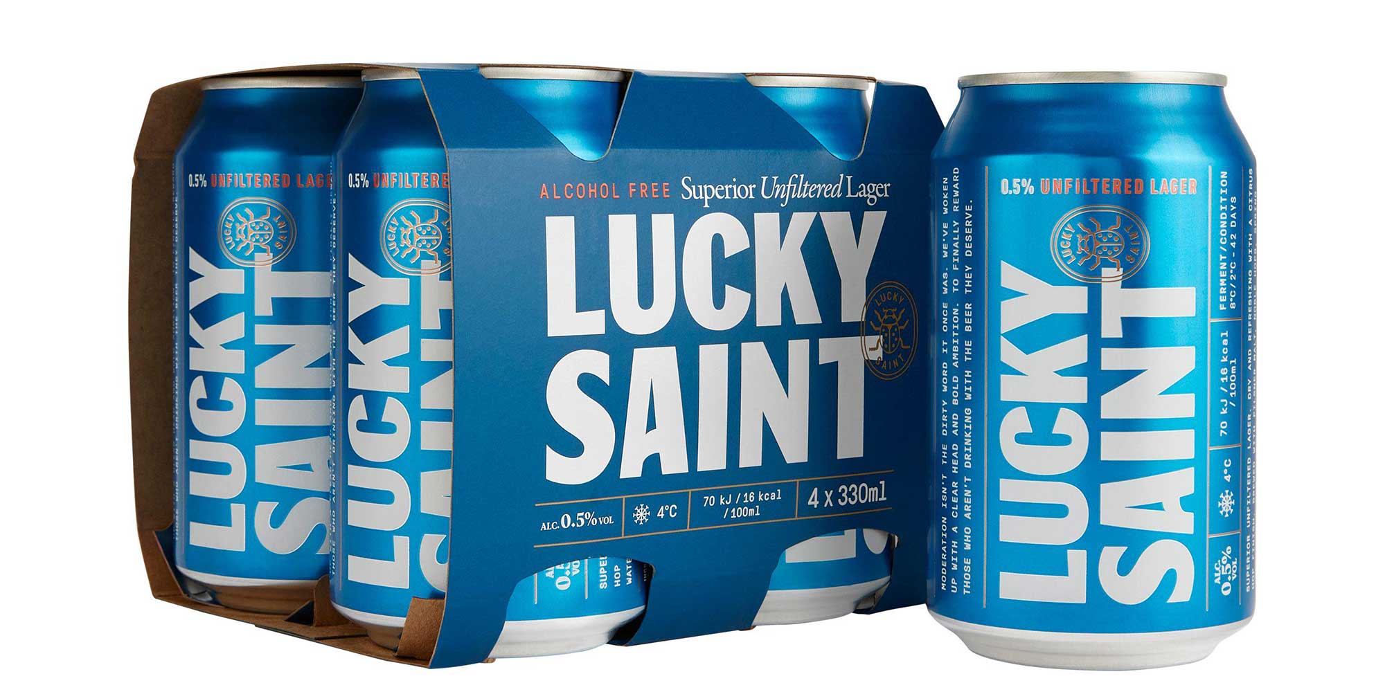 Lucky Saint alcohol free beer