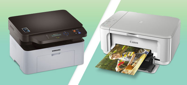 Inkjet vs laser printer